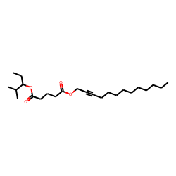 Glutaric acid, tridec-2-yn-1-yl 2-methylpent-3-yl ester