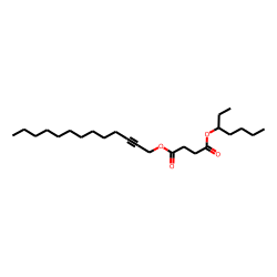 Succinic acid, tridec-2-yn-1-yl 3-heptyl ester