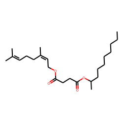 Succinic acid, dec-2-yl neryl ester