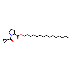 L-Proline, N-(cyclopropylcarbonyl)-, pentadecyl ester
