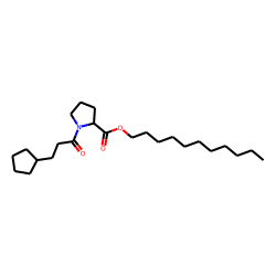 L-Proline, N-(3-cyclopentylpropionyl)-, undecyl ester