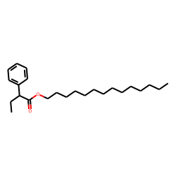 Butyric acid, 2-phenyl-, tetradecyl ester