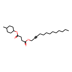 Succinic acid, tridec-2-yn-1-yl cis-4-methylcyclohexyl ester