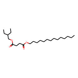 Succinic acid, 2-ethylbutyl tetradecyl ester