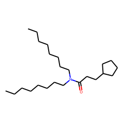 Propanamide, N,N-dioctyl-3-cyclopentyl-