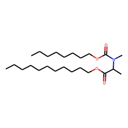 DL-Alanine, N-methyl-N-octyloxycarbonyl-, undecyl ester