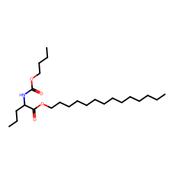 L-Norvaline, N-butoxycarbonyl-, tetradecyl ester