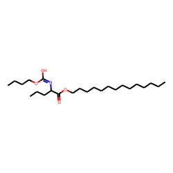 l-Norvaline, n-butoxycarbonyl-, tetradecyl ester