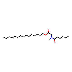 Sarcosine, N-hexanoyl-, pentadecyl ester