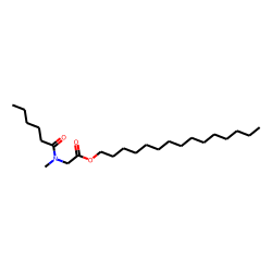 Sarcosine, n-hexanoyl-, pentadecyl ester