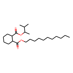 1,2-Cyclohexanedicarboxylic acid, 3-methylbut-2-yl undecyl ester