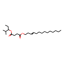 Succinic acid, 2-methylpent-3-yl tetradec-3-en-1-yl ester