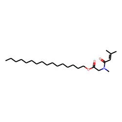 Sarcosine, N-(3-methylbut-2-enoyl)-, hexadecyl ester