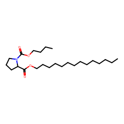 D-Proline, N-butoxycarbonyl-, tetradecyl ester