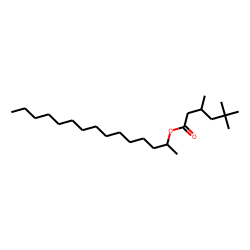 Hexanoic acid, 3,5,5-trimethyl-, pentadec-2-yl ester