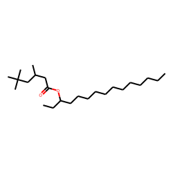 Hexanoic acid, 3,5,5-trimethyl-, pentadec-3-yl ester