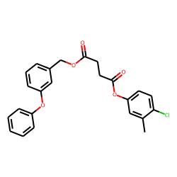 Succinic acid, 4-chloro-3-methylphenyl 3-phenoxybenzyl ester