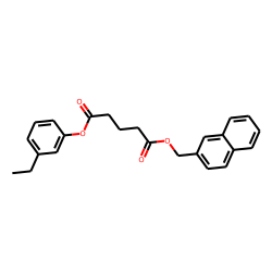 Glutaric acid, naphth-2-ylmethyl 3-ethylphenyl ester
