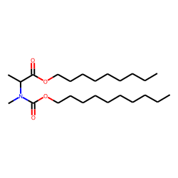 DL-Alanine, N-methyl-N-decyloxycarbonyl-, nonyl ester