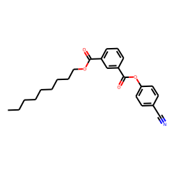 Isophthalic acid, 4-cyanophenyl nonyl ester