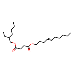 Succinic acid, 2-ethylhexyl dec-4-en-1-yl ester