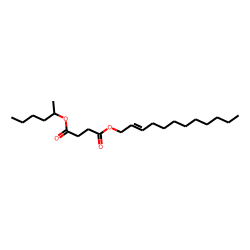 Succinic acid, dodec-2-en-1-yl 2-hexyl ester