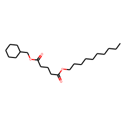 Glutaric acid, cyclohexylmethyl decyl ester