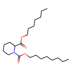 Pipecolic acid, N-octyloxycarbonyl-, heptyl ester