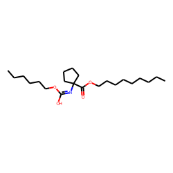 1-Aminocyclopentanecarboxylic acid, N-hexyloxycarbonyl-, nonyl ester