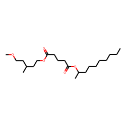 Glutaric acid, dec-2-yl 3-methyl-5-methoxypentyl ester