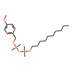 Silane, dimethyl(dimethyl(4-methoxybenzyloxy)silyloxy)decyloxy-
