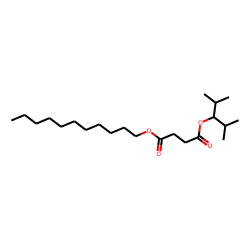 Succinic acid, 2,4-dimethylpent-3-yl undecyl ester
