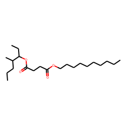 Succinic acid, decyl 4-methylhept-3-yl ester