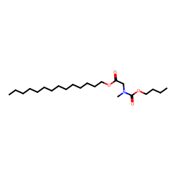 Glycine, N-methyl-N-butoxycarbonyl-, tetradecyl ester