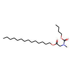 Glycine, N-methyl-n-butoxycarbonyl-, tetradecyl ester
