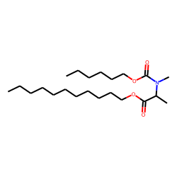 DL-Alanine, N-methyl-N-hexyloxycarbonyl-, undecyl ester