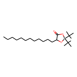 Tetradecanoic acid, 2-hydroxy, DTBS