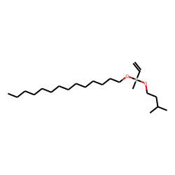 Silane, methylvinyl(3-methylbutoxy)tetradecyloxy-