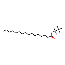Hexadecanoic acid, tert-butyldimethylsilyl ester