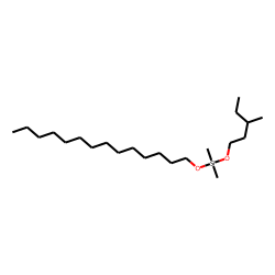 Silane, dimethyl(3-methylpentyloxy)tetradecyloxy-