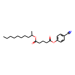Glutaric acid, dec-2-yl 4-cyanophenyl ester