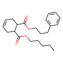 cis-Cyclohex-4-en-1,2-dicarboxylic acid, pentyl 3-phenylpropyl ester