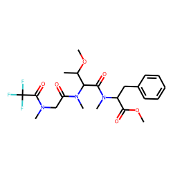 Glycine-threonine-phenylalanine, N(«alpha»,«epsilon»)-trifluoroacetyl-N-O-permethyl derivative