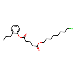Glutaric acid, 8-chlorooctyl 2-propylphenyl ester