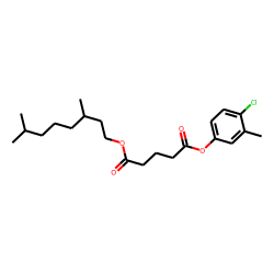 Glutaric acid, 4-chloro-3-methylphenyl 3,7-dimethyloctyl ester