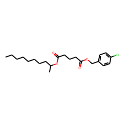 Glutaric acid, dec-2-yl 4-chlorobenzyl ester