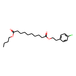 Sebacic acid, butyl 4-chlorophenethyl ester