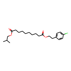 Sebacic acid, 4-chlorophenethyl isobutyl ester