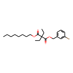 Diethylmalonic acid, 3-bromobenzyl octyl ester