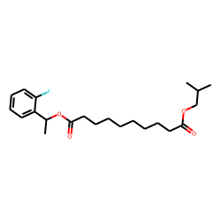 Sebacic acid, 1-(2-fluorophenyl)ethyl isobutyl ester